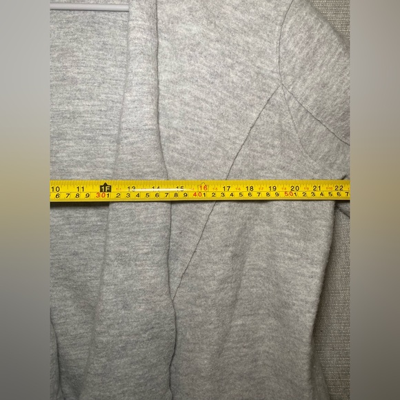 Eileen Fisher Sz ?? Gray Boiled Merino Wool Jacket Minimalist Capsule Wardrobe - Picture 6 of 10